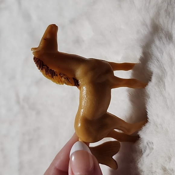 VINTAGE  HARD PLASTIC ANIMALS TOYS,  BUNDLE  OF 5 ANIMALS. - Picture 10 of 11